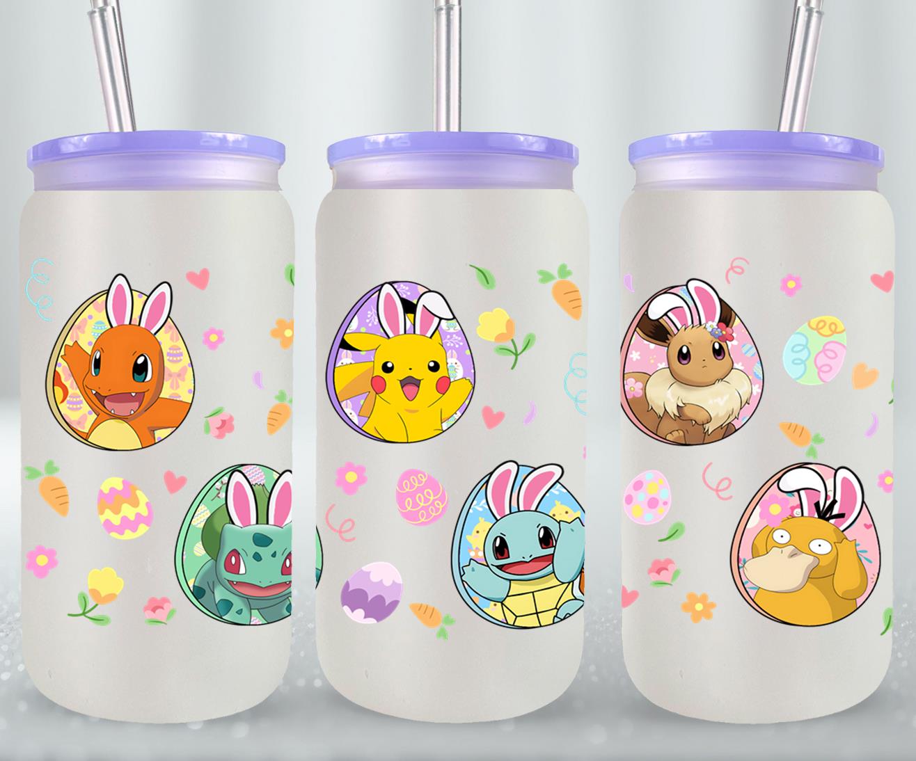 Easter Pokemon-10342 - glass can