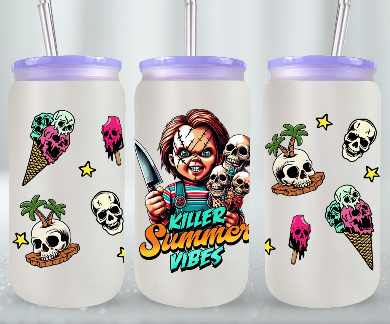 Killer Summer Vibes-10698 - glass can