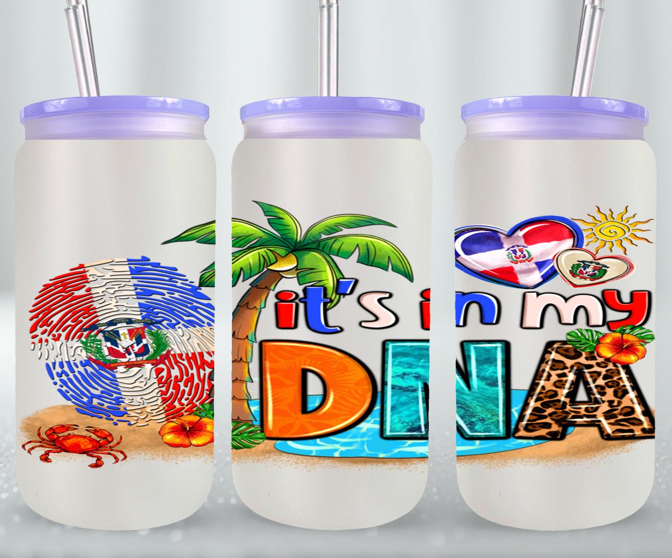 Its in My DNA-10239 - glass can