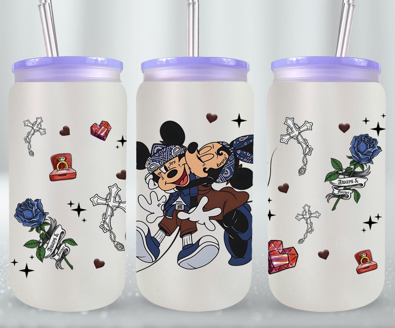 Cholos Cartoon-10149 - glass can