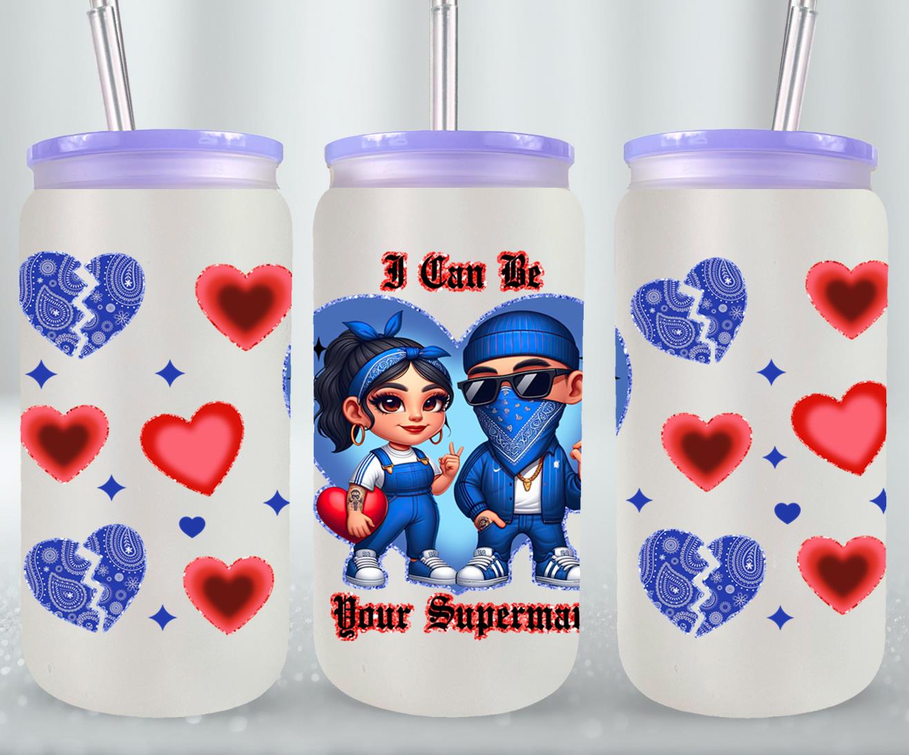 I Can Be Your Superman-10139 - glass can