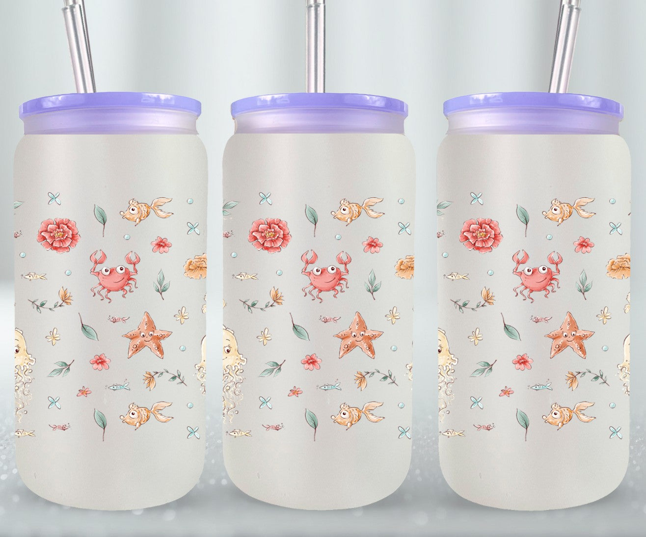 Under The Sea-10693 - glass can