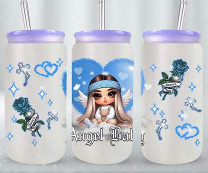 Angel Baby-10122 - glass can