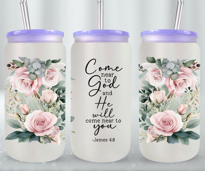 Come Near To God-10194 - glass can