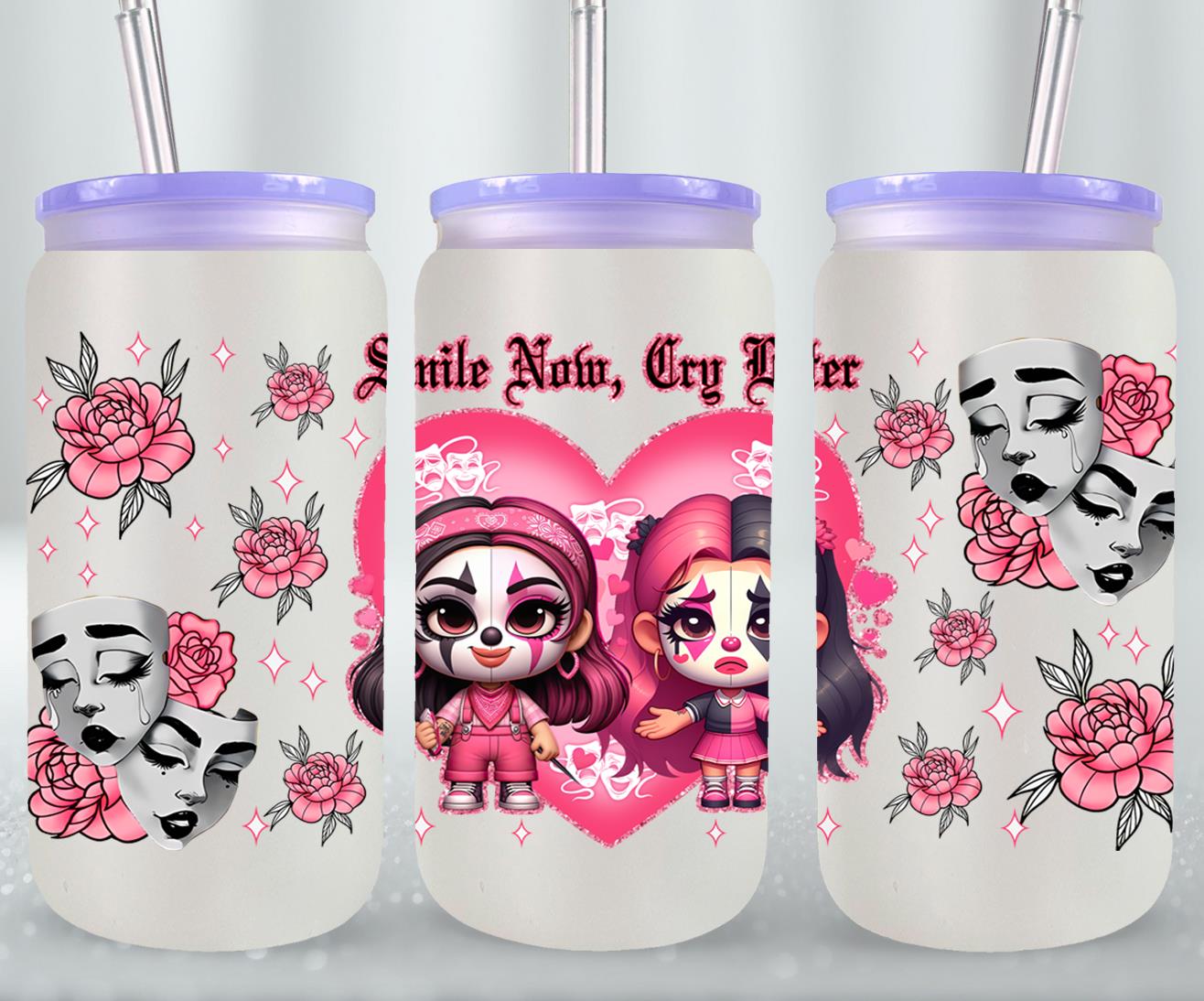 Smile Now Cry Later-10175 - glass can