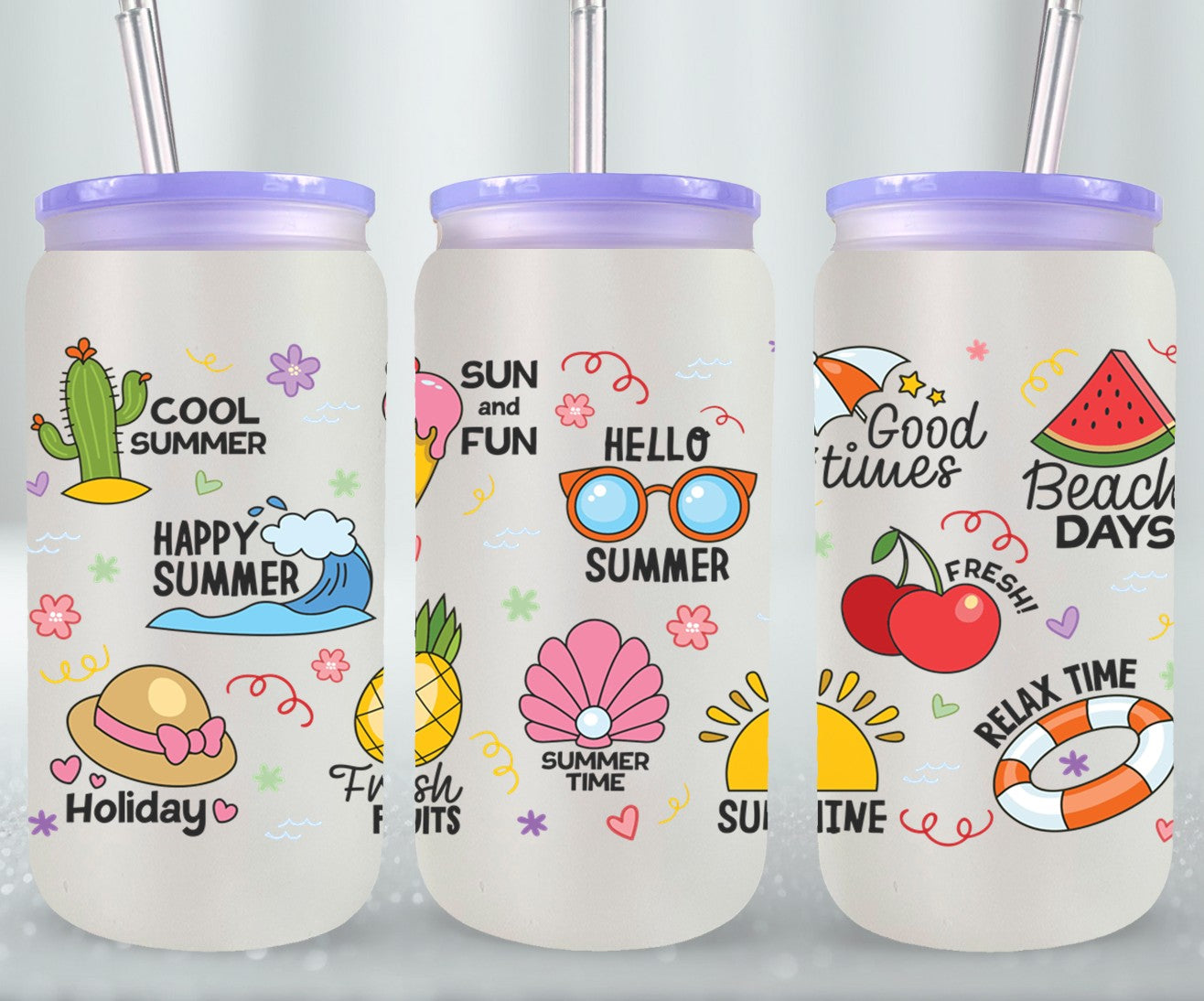 Happy Summer-10685 - glass can