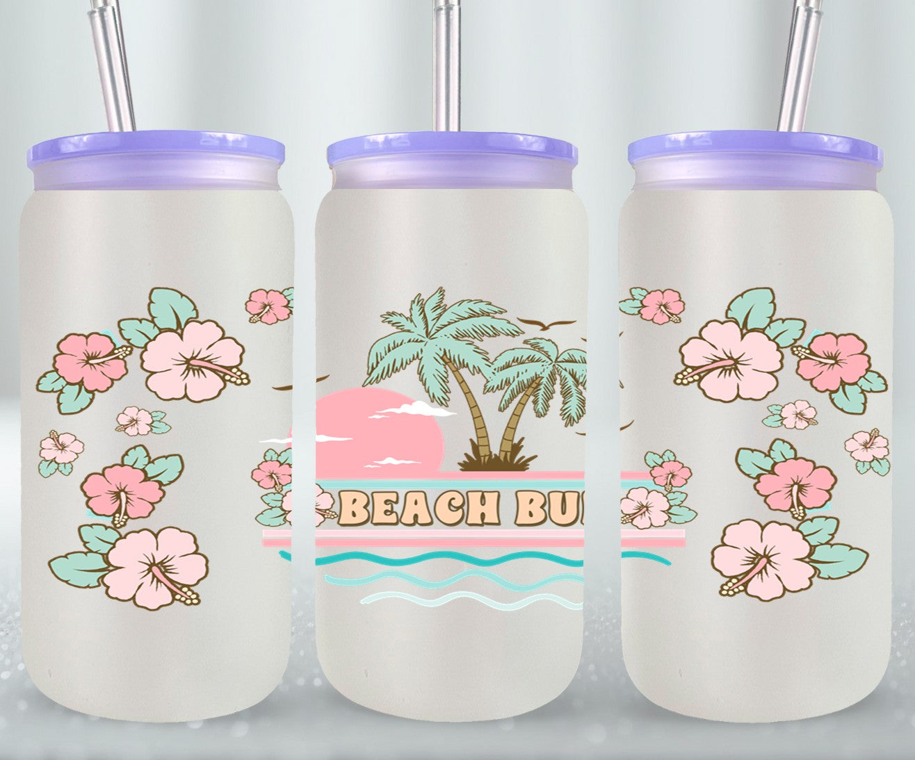 Beach Bum-10678 - glass can