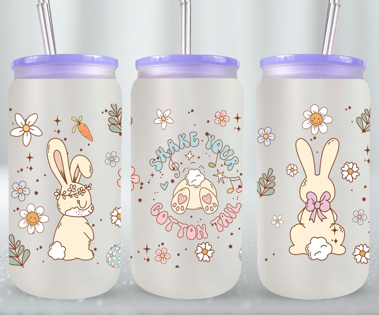 Shake Your Cotton Tail-10447 - glass can
