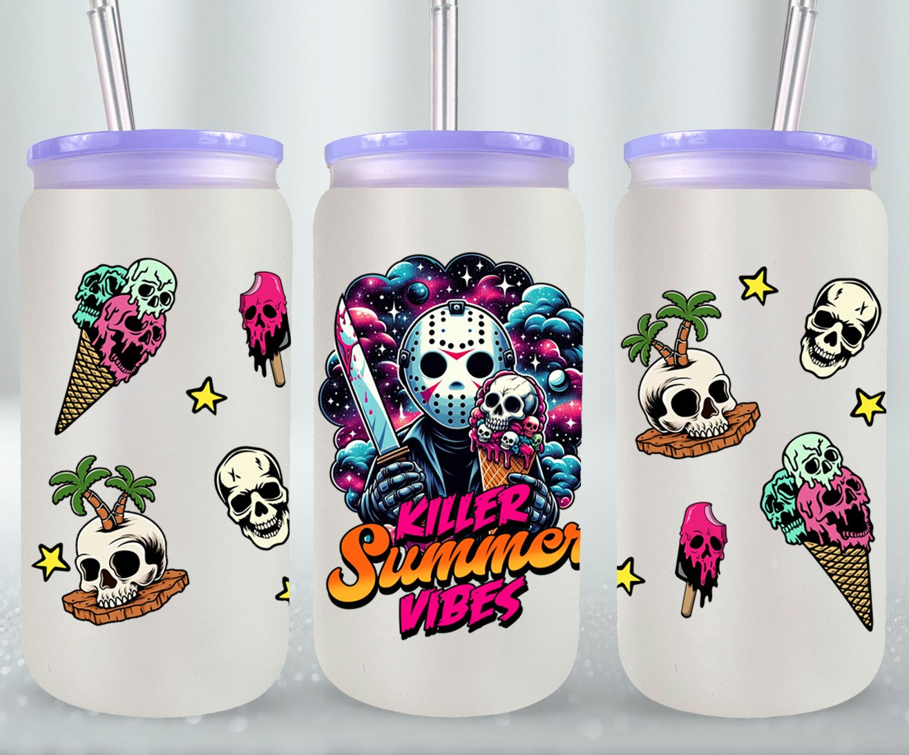 Summer Killer Vibes - glass can