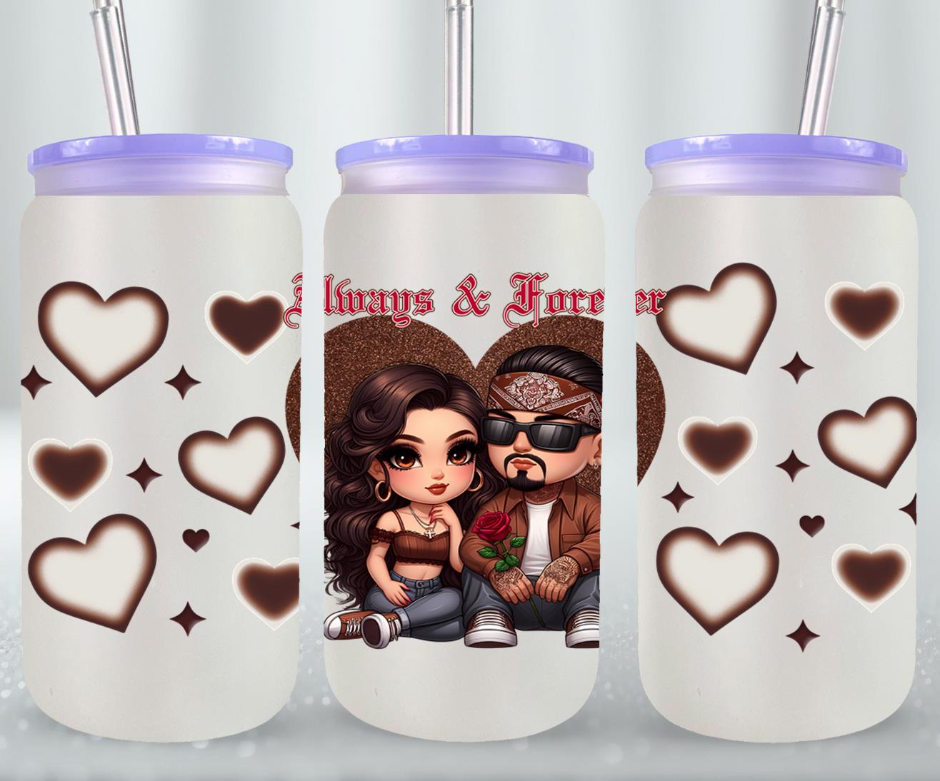 Always and Forever-10110 - glass can