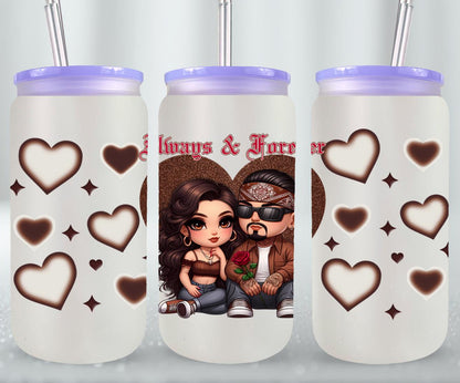 Always and Forever-10110 - glass can