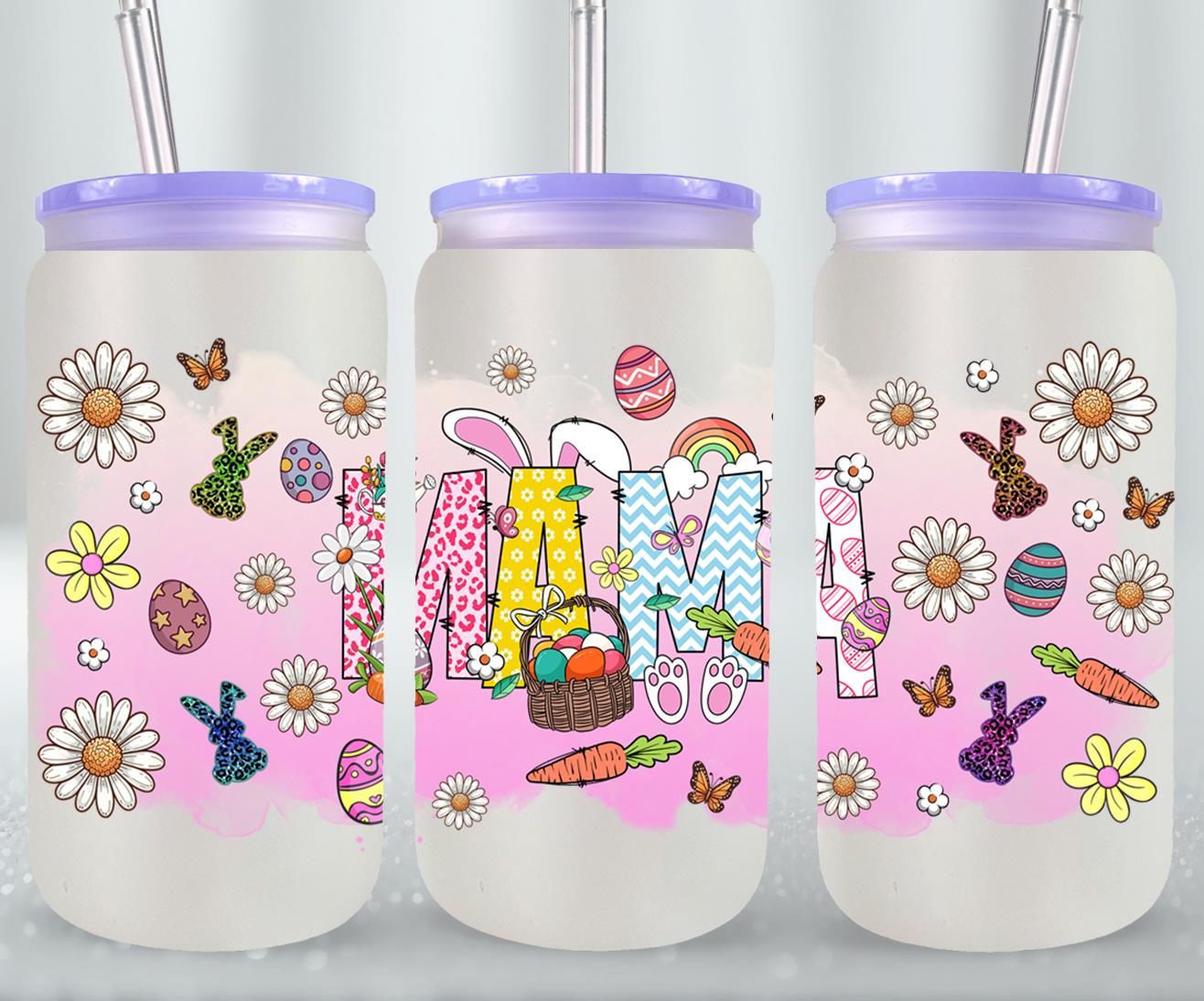 Mama Easter Day-10435 - glass can