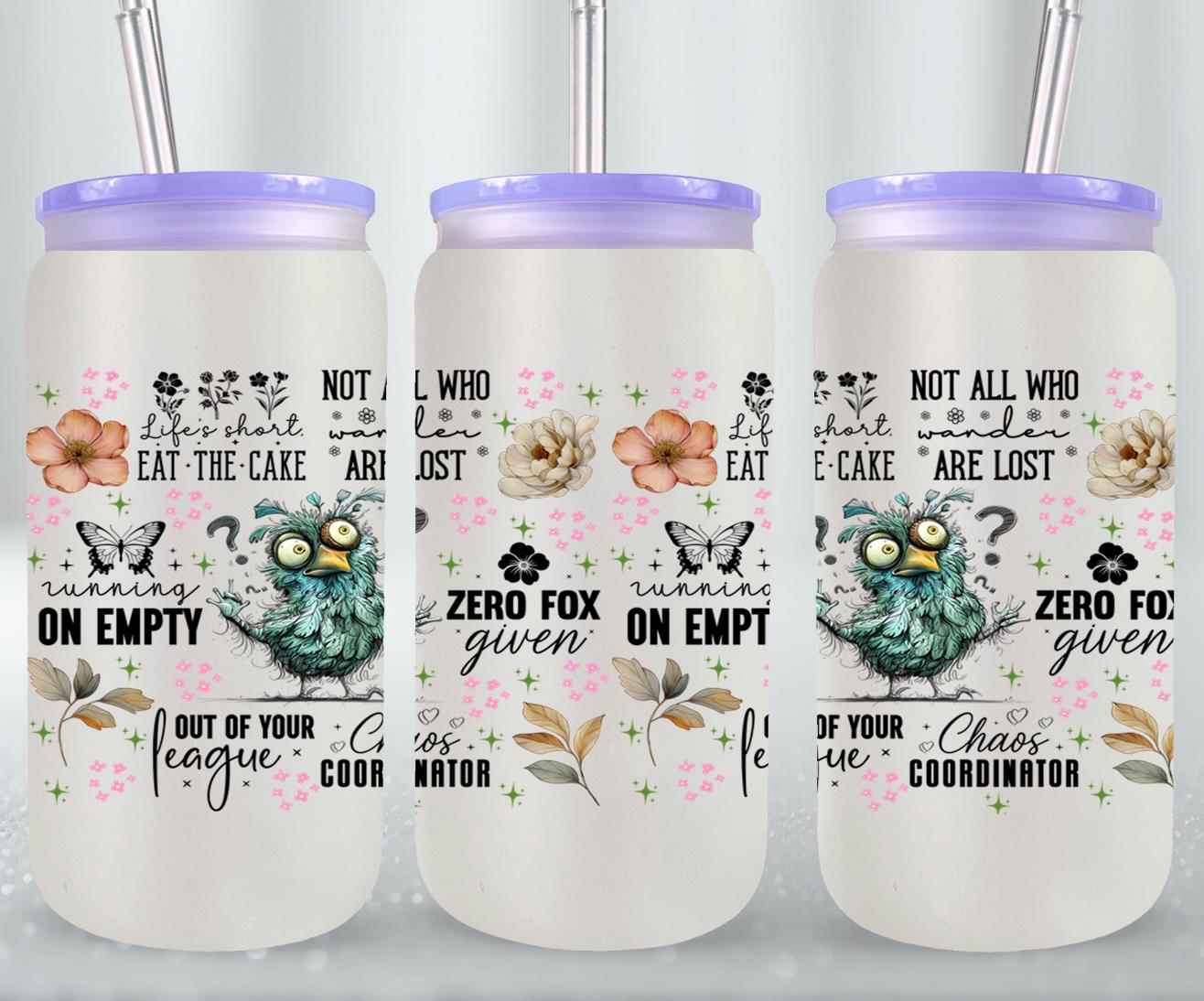 Life is Short-9902 - glass can