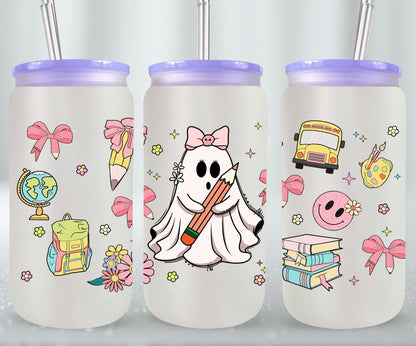 Back to School - glass can