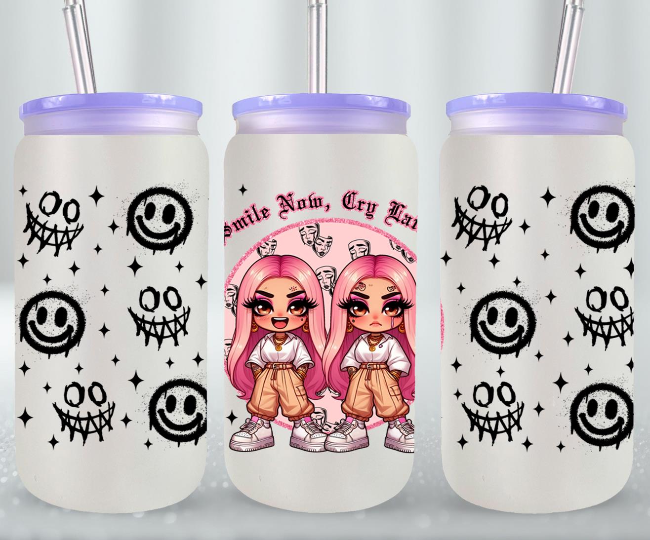 Smile Now Cry Later-10171 - glass can