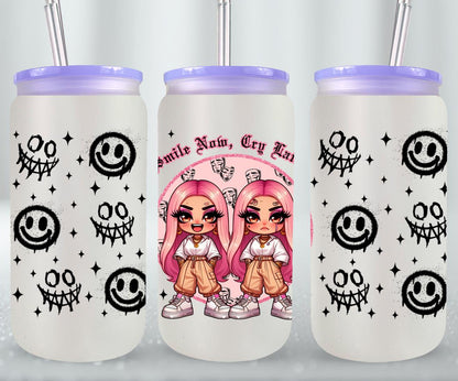 Smile Now Cry Later-10171 - glass can