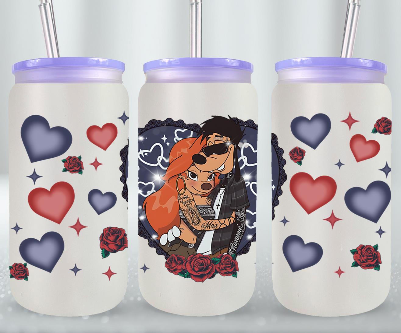 Cholos Cartoon-10161 - glass can