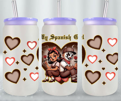 My Spanish Girl-10145 - glass can