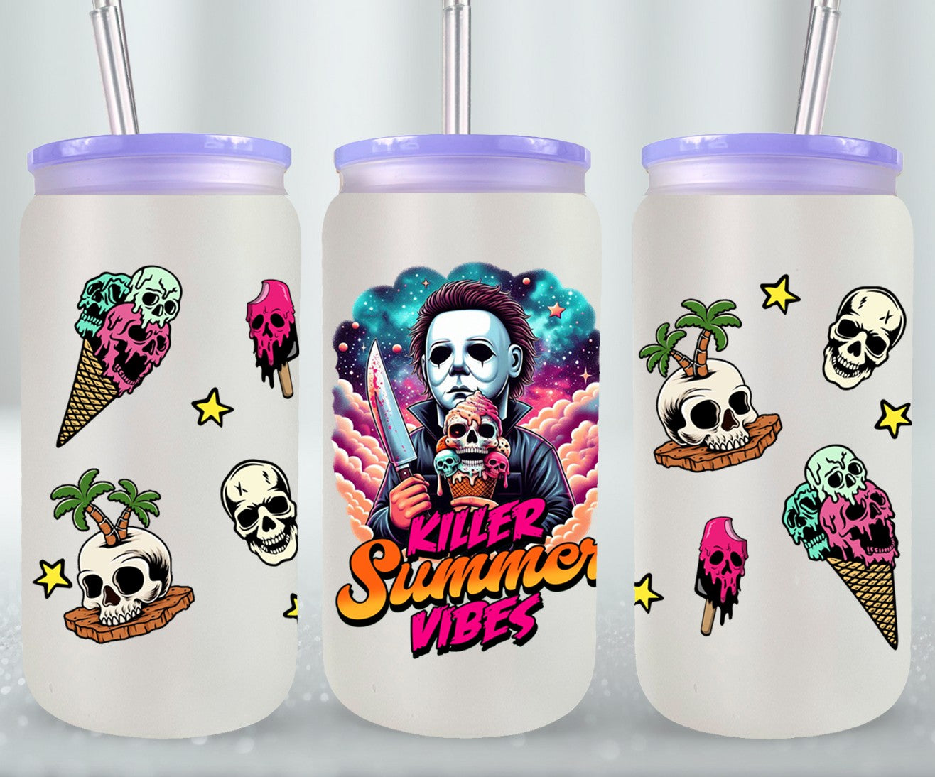 Summer Killer Vibes - glass can