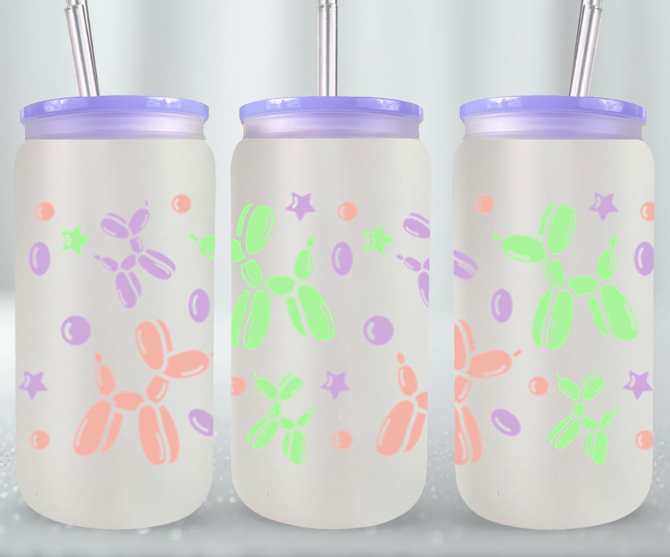 Ballon Dog-9966 - glass can