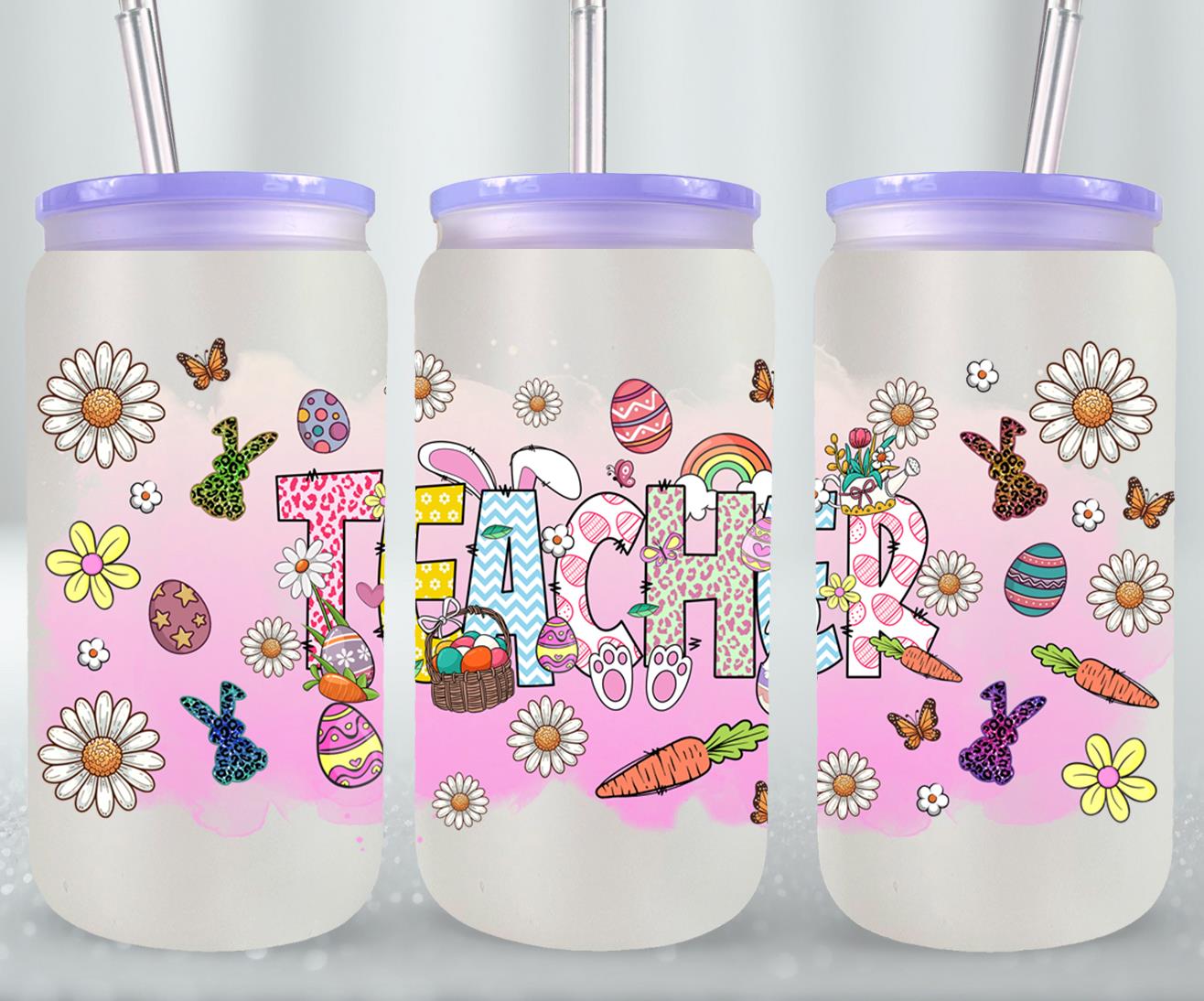 Teacher Easter Day-10452 - glass can
