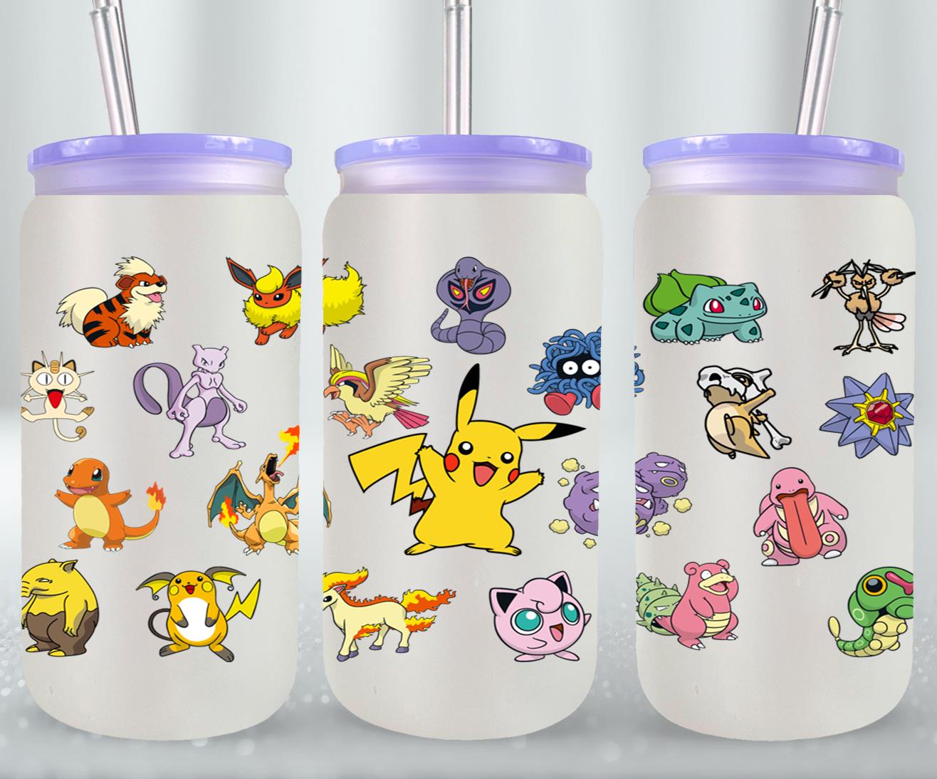 Pokemon - glass can