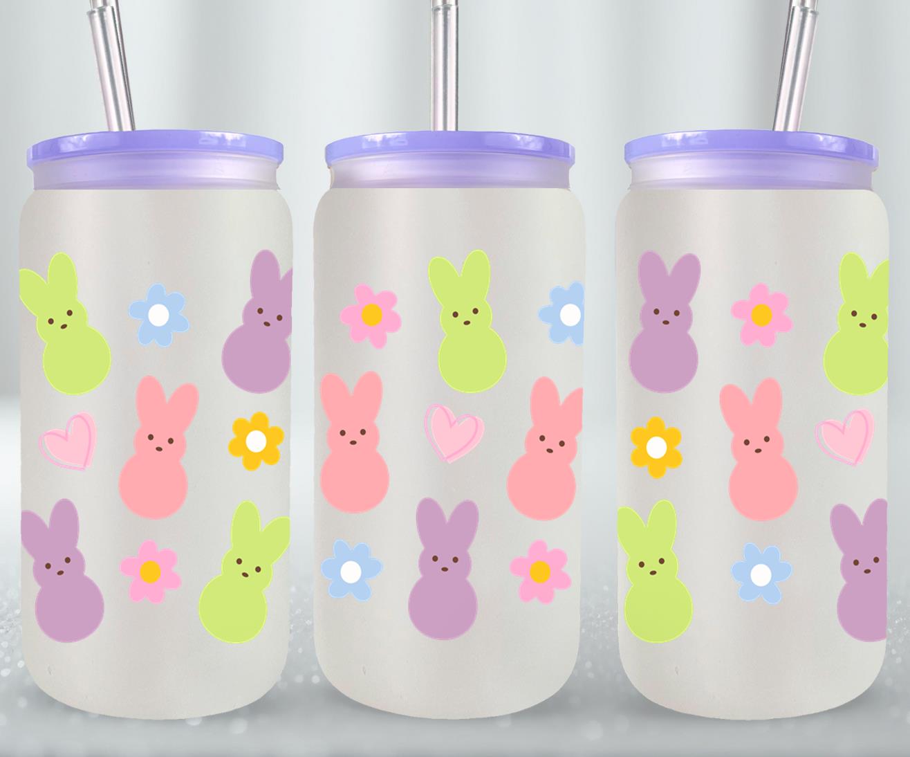 Lovely Peeps-10460 - glass can