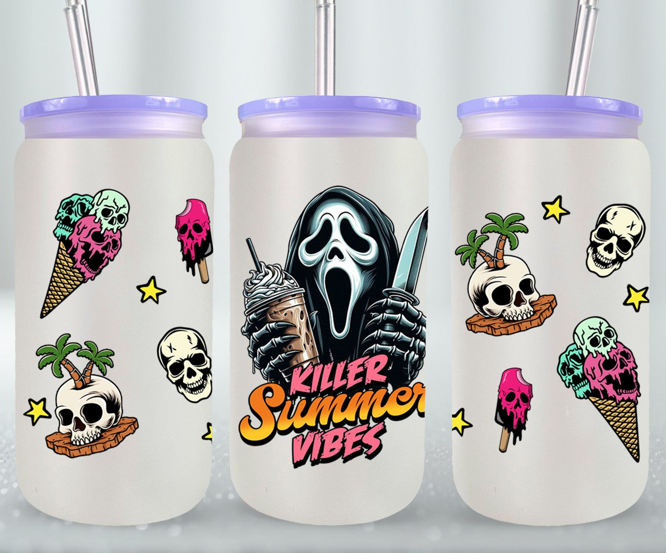 Killer Summer Vibes-10705 - glass can