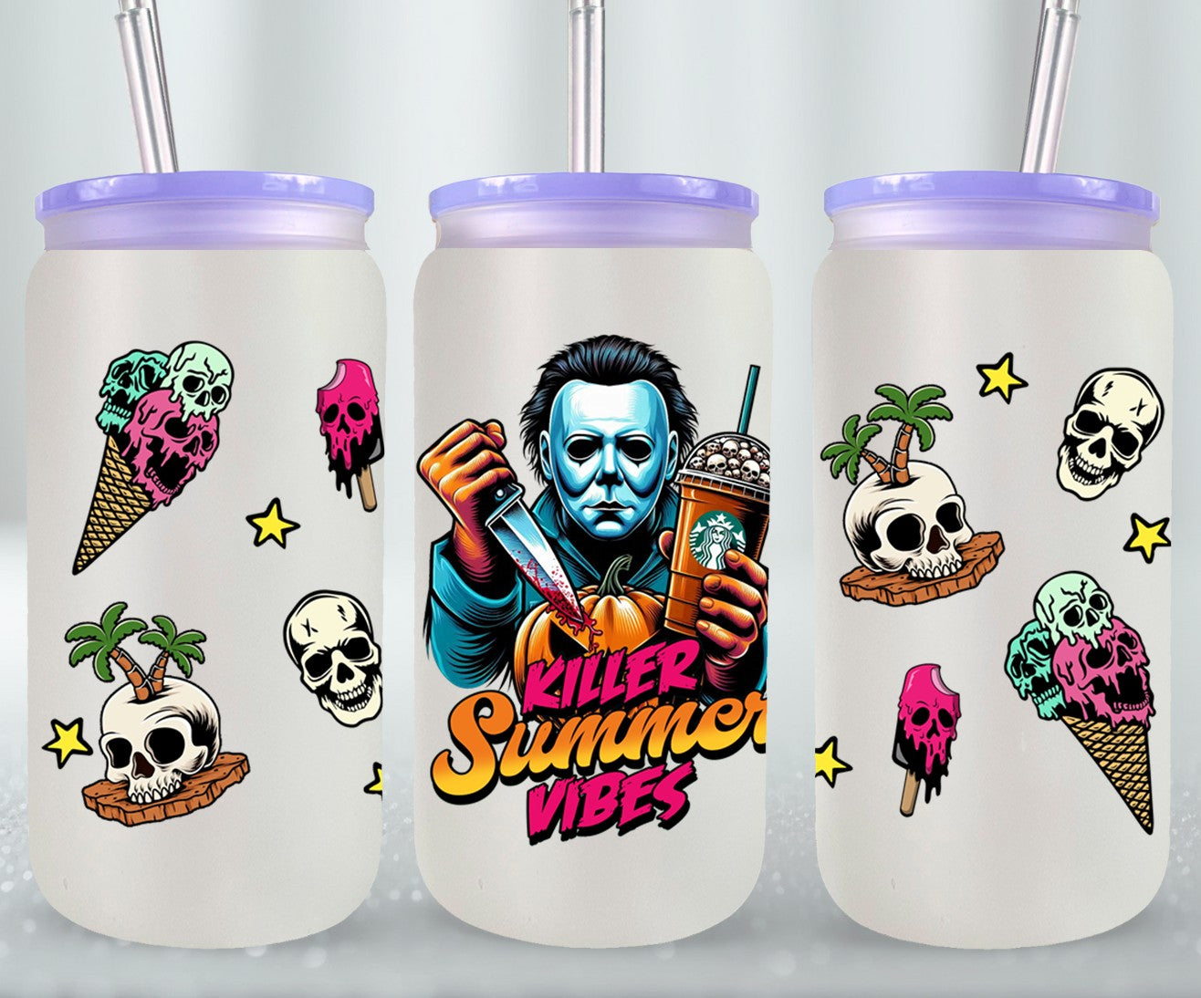 Killer Summer Vibes-10715 - glass can