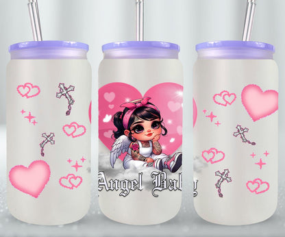 Angel Baby-10123 - glass can