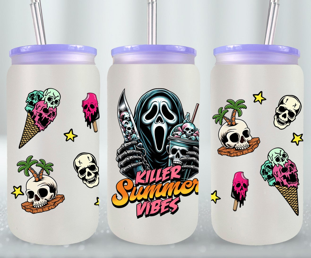 Killer Summer Vibes-10704 - glass can