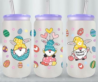 Easter Gnomeo-10326 - glass can