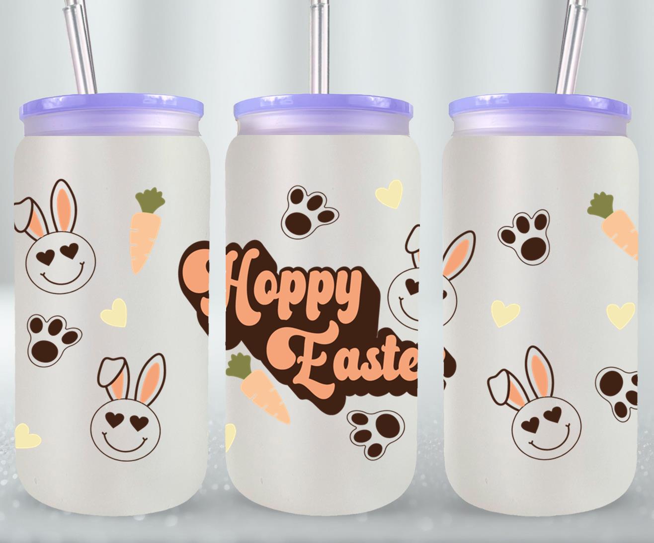 Hoppy Easter-10459 - glass can