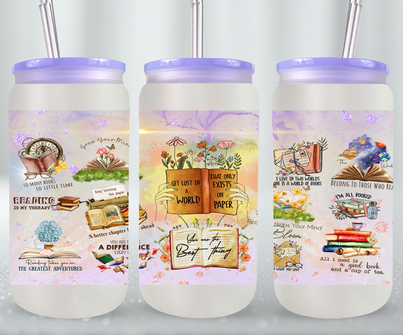 Reading Books Motivation-9983 - glass can