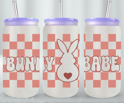 Bunny Babe-10453 - glass can