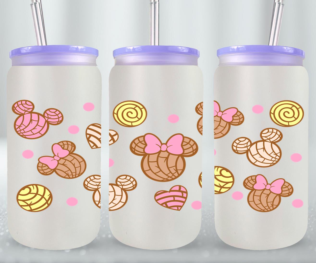 Concha Mousy Girl-10099 - glass can