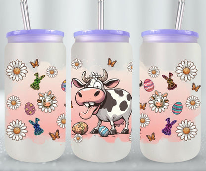 Cow Easter Day-10312 - glass can