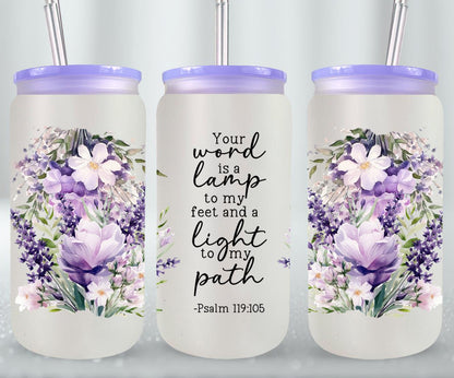 Your Word Is My Lamp-10234 - glass can