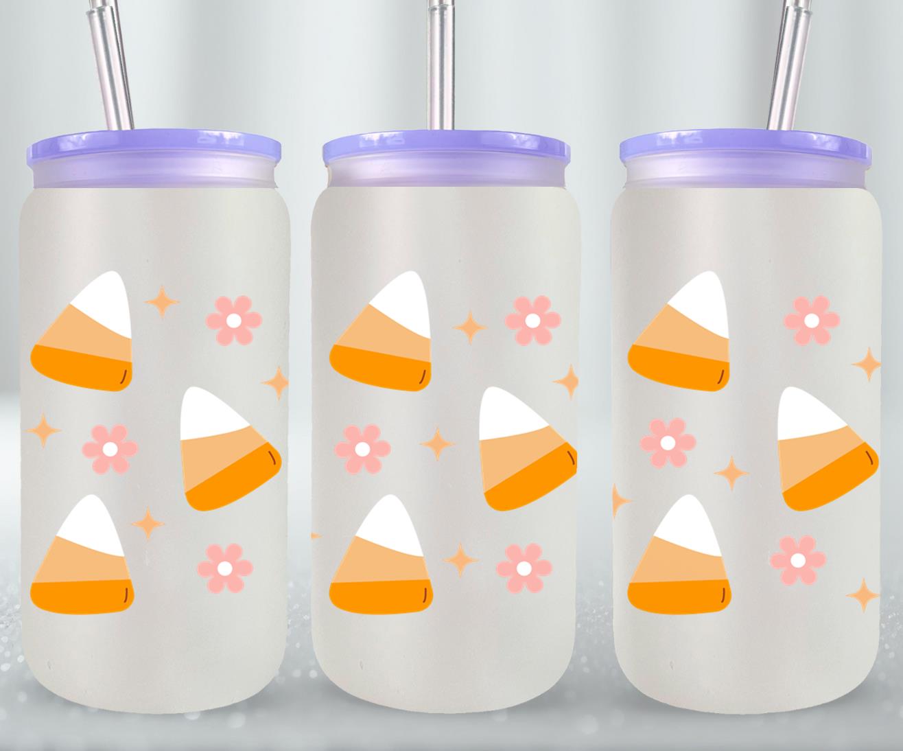 Candy Corn-10466 - glass can