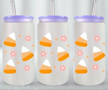 Candy Corn-10466 - glass can