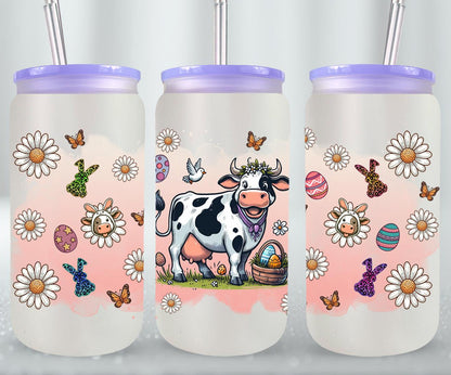 Cow Easter Day-10292 - glass can