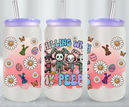 Easter Horror Killer-10336 - glass can