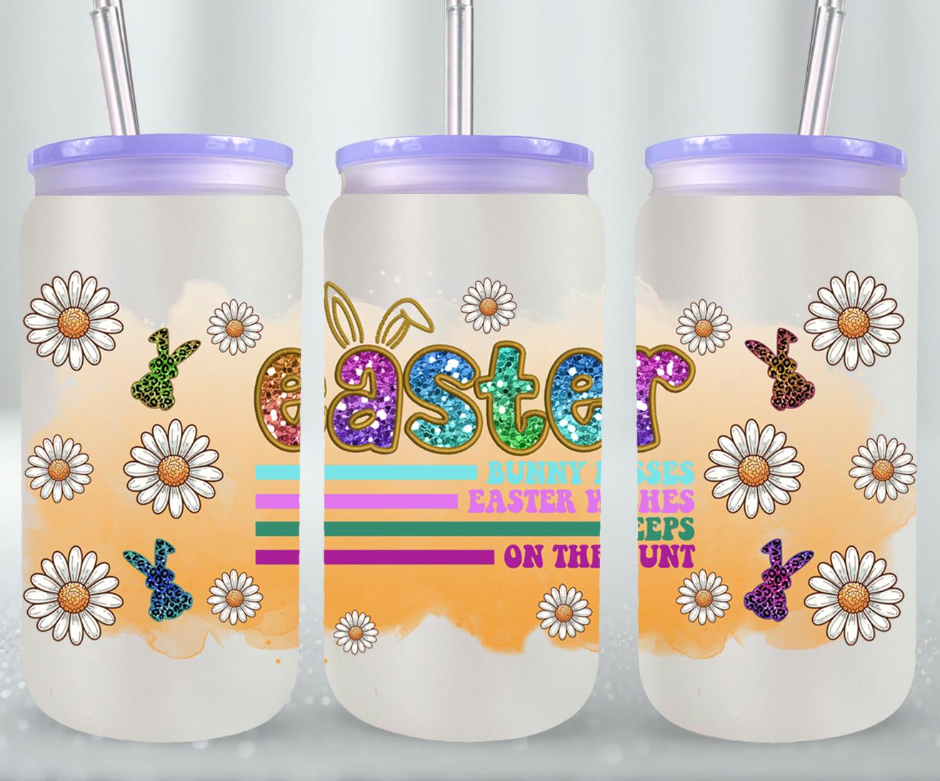 Cartton Easter Day-10283 - glass can