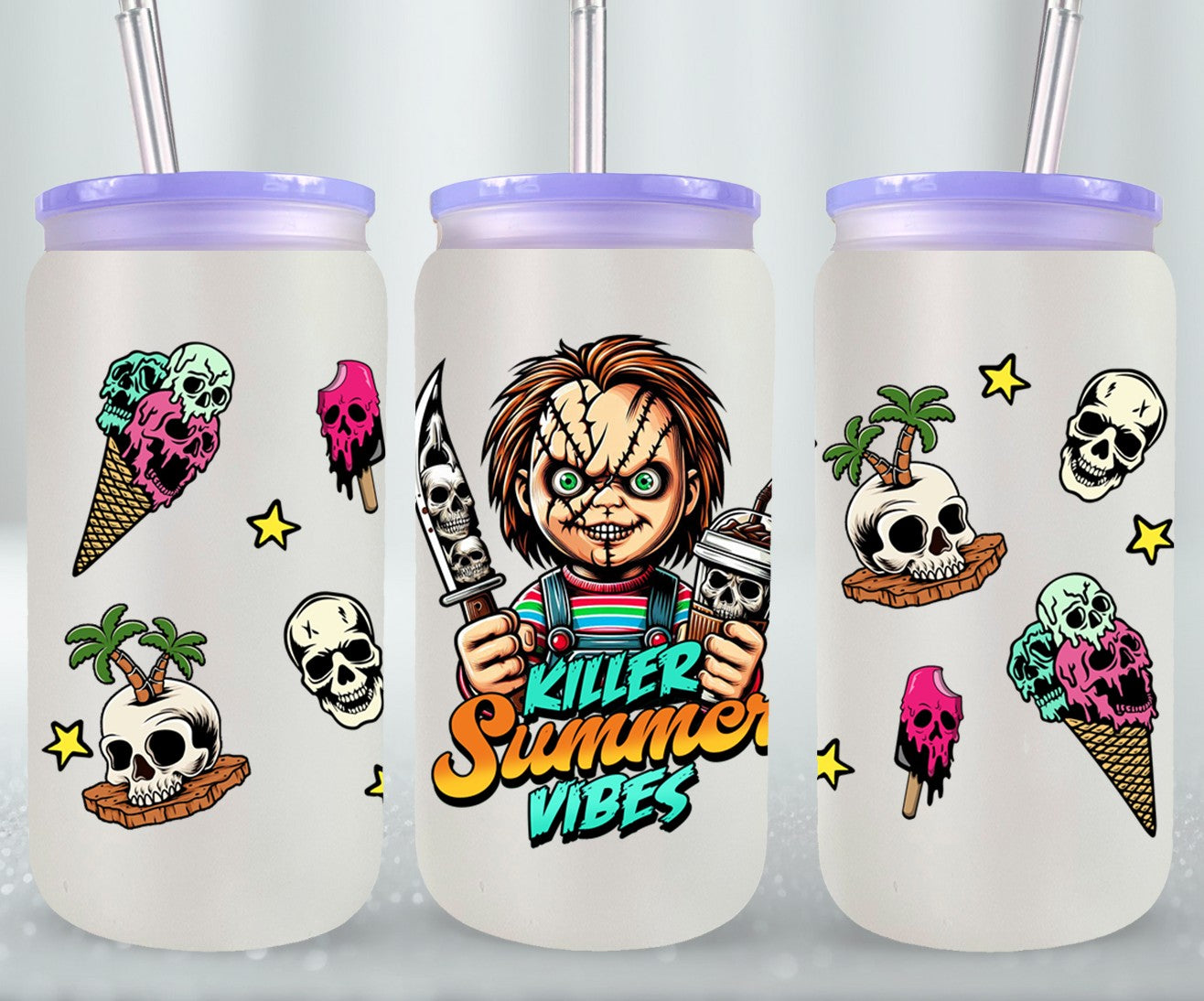 Killer Summer Vibes-10697 - glass can