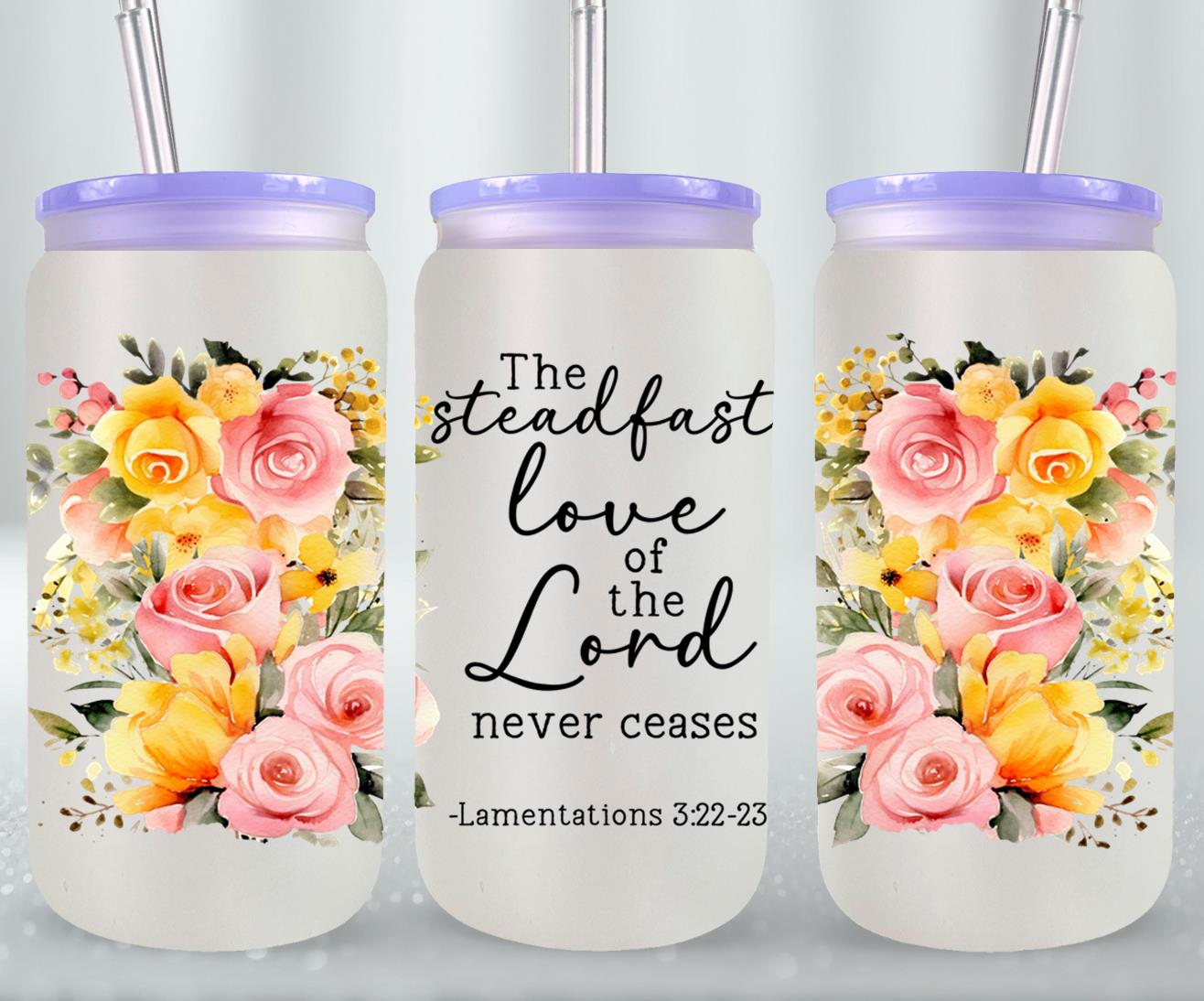 Love OF The Lord-10214 - glass can