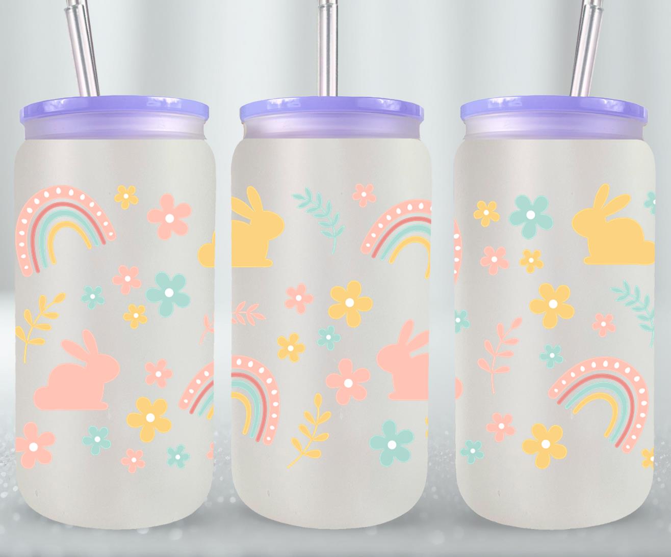 Pastel Easter-10445 - glass can