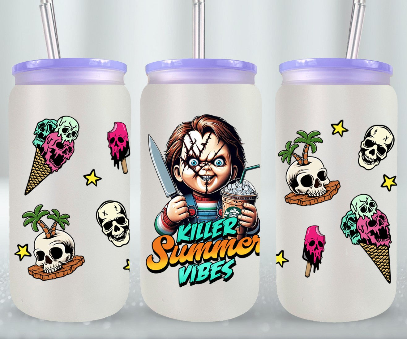 Killer Summer Vibes-10696 - glass can