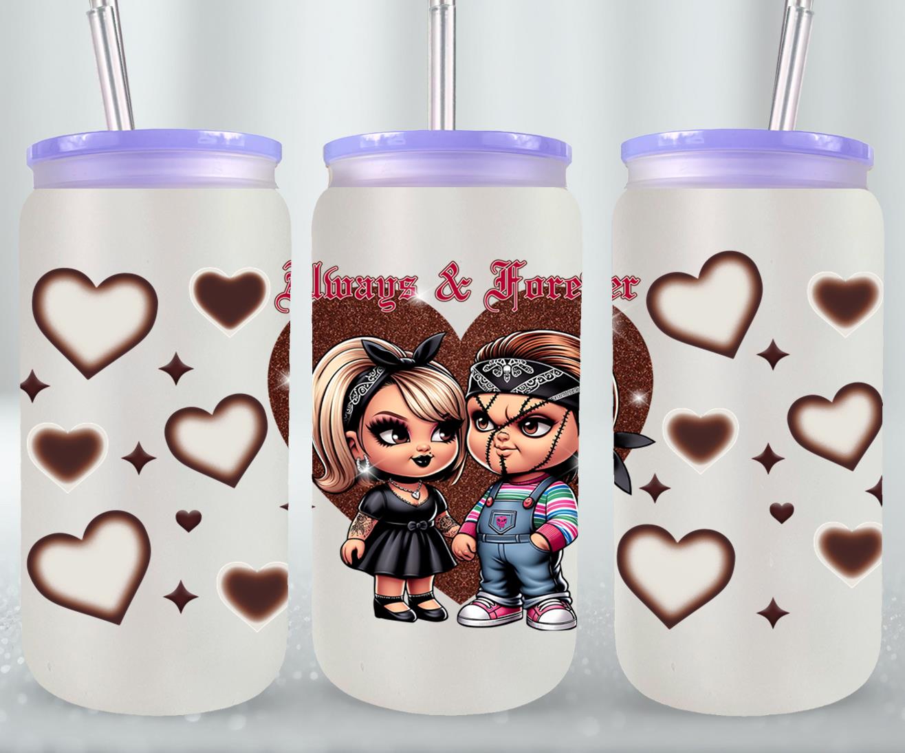 Always and Forever-10114 - glass can