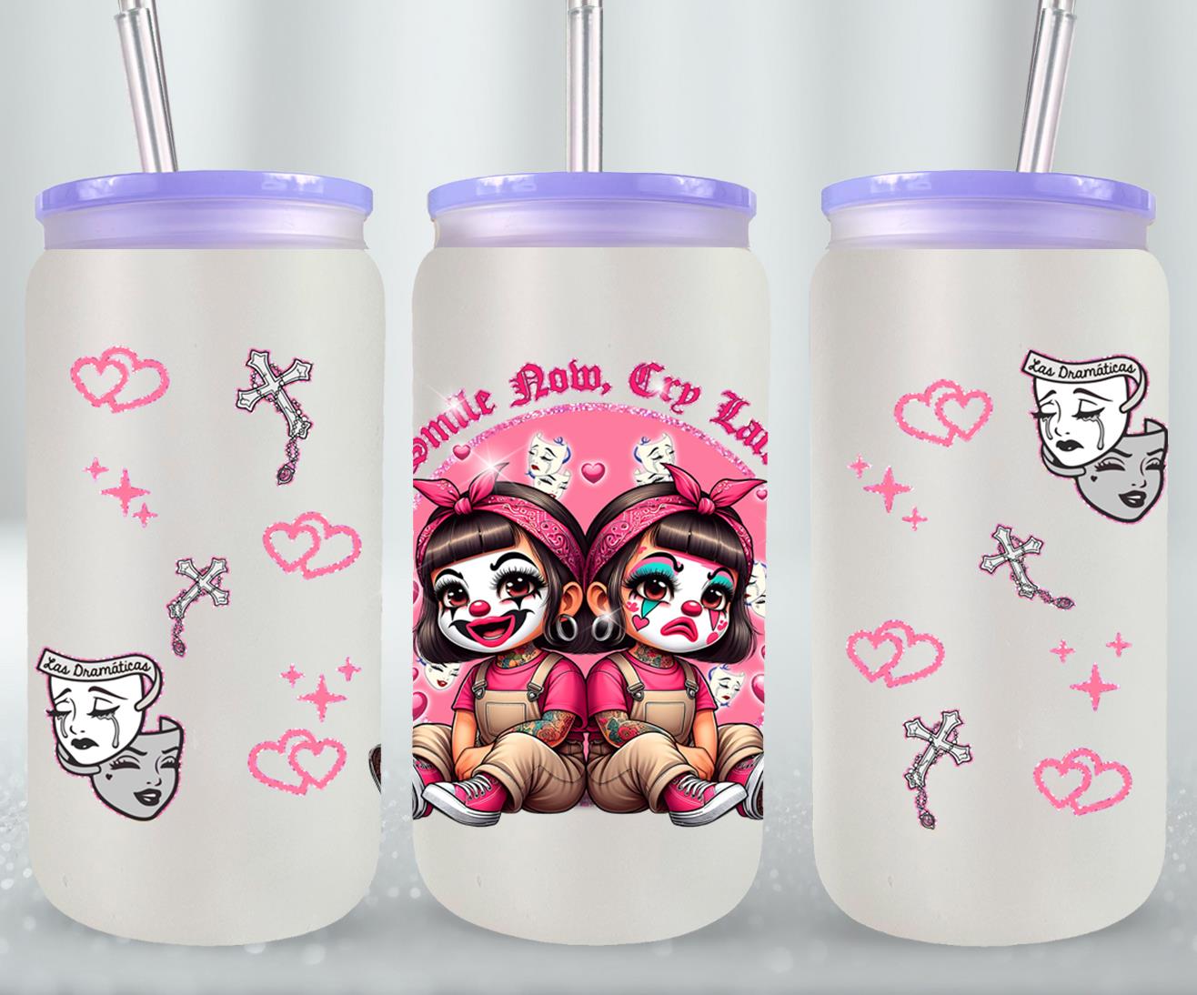 Smile Now Cry Later-10178 - glass can