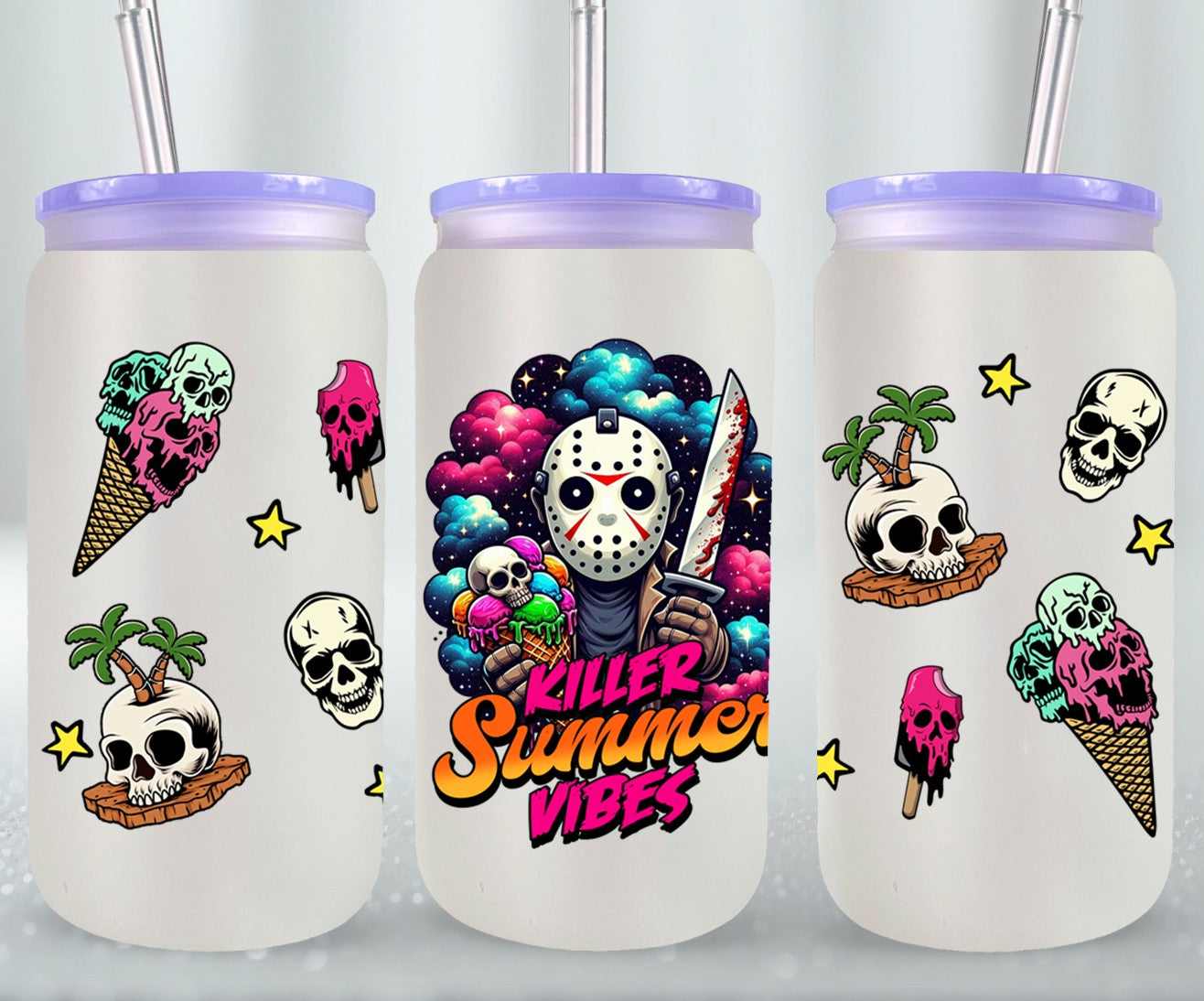 Summer Killer Vibes - glass can